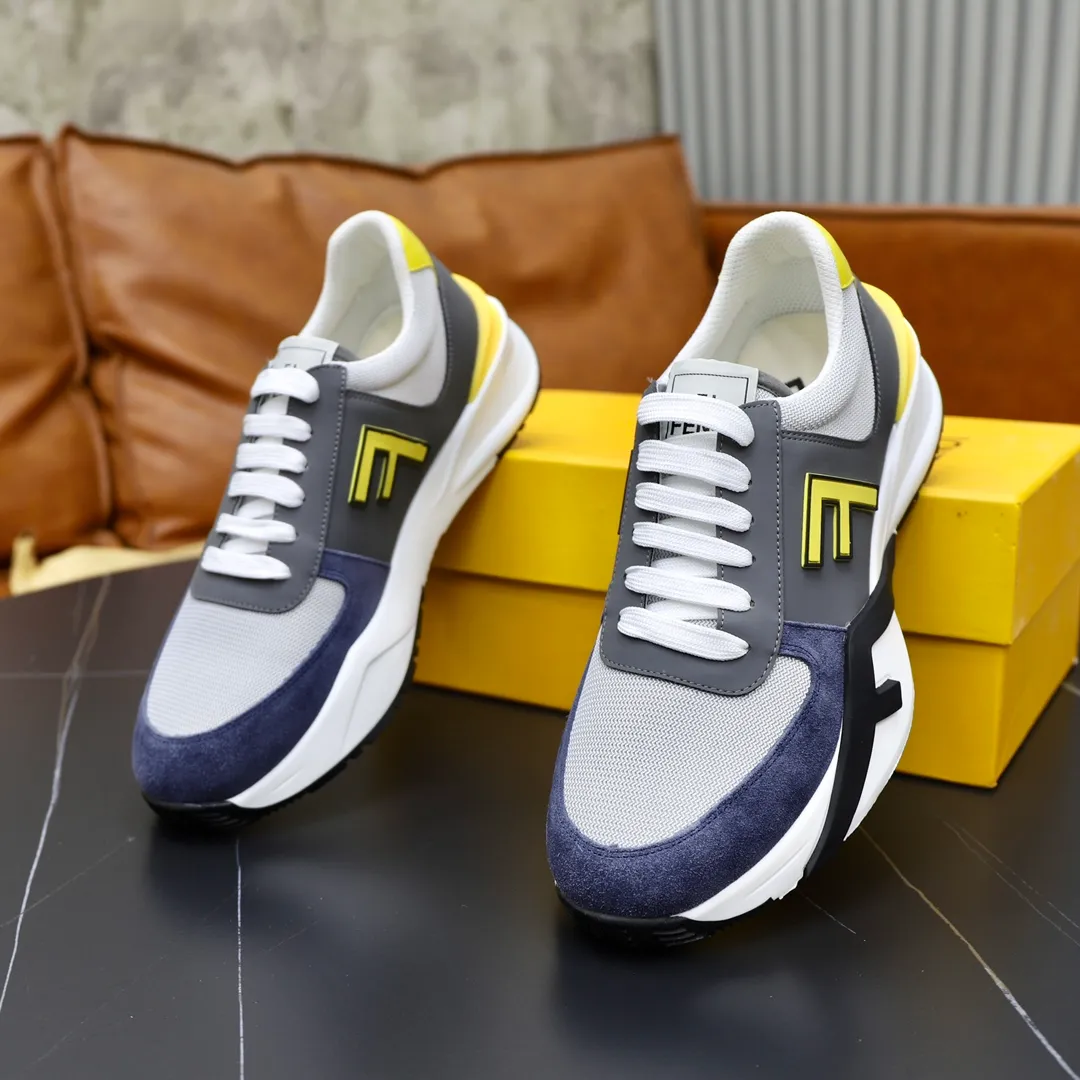 Men's men's shoes 290🔥Brand: FENDI Size: 38-44 (45, 46 customized) Grade: Original quality High version Material: Imported cowhide ➕ High-quality and comfortable lining Original lightweight non-slip outsole Style category: Travel Fashion casual shoes Versatile trend